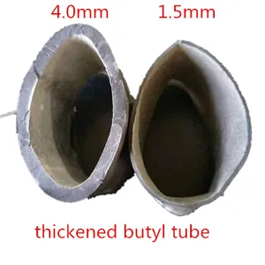 4 mm मोटी butyl रबड़ भीतरी ट्यूब, पंचर सबूत, 18/19/21 इंच