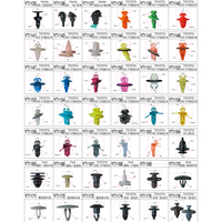 Clips de fixation universels en plastique de haute qualité pour carrosserie automobile et attaches en plastique pour voiture