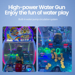 เครื่องเล่<span class=keywords><strong>น</strong></span>เกมหยอดเหรียญหรือเกมวิดีโออาร์เคดสำหรับเด็กอายุ 3 6 8 ปี เกมยิงเป้าแบบอินเทอร์แอคทีฟสำหรับเด็กใ<span class=keywords><strong>น</strong></span>ร่ม อุปกรณ์ธุรกิจเกม - Product Image 3