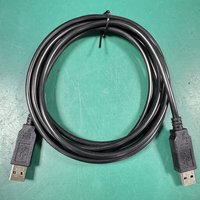 Cable Null Modem Utech USB 2.0 Macho a Macho con Chipset FT232R, Blindaje Trenzado y Cubierta de PVC, 2.5 Metros, para Transferencia de Datos y Comunicación con PC