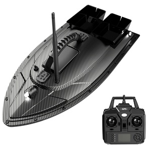 Nuevo Bote Cebador RC V070 con Batería <span class=keywords><strong>de</strong></span> 12000mAh 7.4V, Control Remoto <span class=keywords><strong>de</strong></span> 500m, Doble Motor, GPS, Beidou, Autodirección y Buscador <span class=keywords><strong>de</strong></span> Peces - Product Image 1