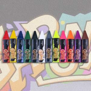 <span class=keywords><strong>Peinture</strong></span> pour le visage et le corps au néon UV à vendre, bâton de <span class=keywords><strong>peinture</strong></span> arc-en-ciel scintillant qui brille dans le noir, crayon pour enfants, maquillage d'Halloween - Product Image 5