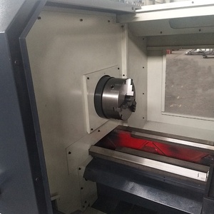 널리 사용되는 하이 퀄리티 저에너지 CK6140 CNC 선반 수평 Cnc 선반 플랫 베드 최대 스윙 직경 (mm) 558 - Product Image 5