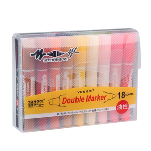 Marqueurs à deux têtes avec pointe de pinceau oblique Étudiant Pop Poster Encre Ajoutée Peinture de couleur En stock - Product Image 5