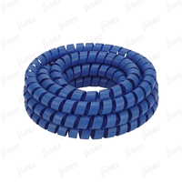 Protector de Cables en Espiral de PP Ignífugo, Envoltura de Alambre en Espiral Aislada, Resistente al Fuego para Cableado de Equipos de Gabinetes Eléctricos
