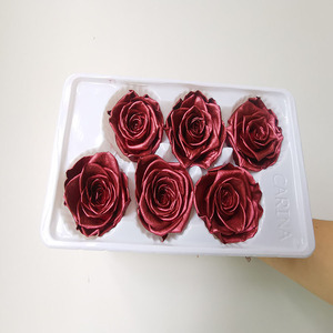 Têtes de roses de 5 à 6 cm, roses dorées réelles et naturelles, conservées, tête de rose dorée éternelle - Product Image 3