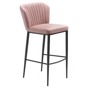 Taburete de Bar Económico 2026 con Cubierta de Lino, Patas de Metal con Recubrimiento en Polvo Negro, Silla Alta <span class=keywords><strong>para</strong></span> Barra de Bar <span class=keywords><strong>para</strong></span> Uso Doméstico - Product Image 5