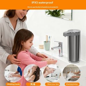 Ready Stock New ST01 Portable Disposable Automatic <b>Sensor</b> Foam Hand Sanitizer Dispenser Lithium <b>Battery</b> Stainless Steel - Product Image 2
