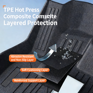 ANYO Juego Completo de Tapetes 3D de TPE para Coche, Alfombrillas Delanteras y Traseras para Todo Clima, Tapetes de Goma para Maletero para JAC S2 Refine JS2 2021-2024 - Product Image 3