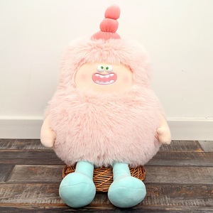 Super Pink Cute and Silly Little Monster Juguete de peluche Korean Ins Cloth Doll Regalo de cumpleaños con relleno de algodón PP - Product Image 4