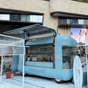 Factory Price Custom Food Truck Mobile <b>Concession</b> <b>Trailer</b> For Ice Cream Business Stainless Steel USA Standard - Product Image 4