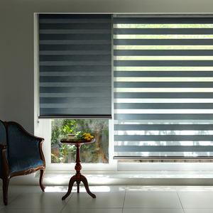 Persianas Zebra Automáticas Motorizadas Looper para Ventanas, Cortinas Enrollables Opacas Personalizadas, Cortinas Modernas de Estilo Coreano con Filtro de Luz - Product Image 2
