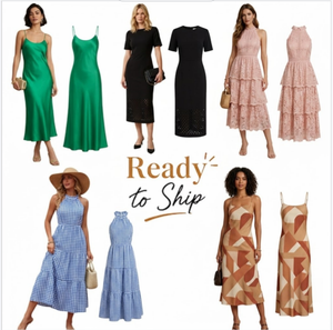 Vestidos de Verano con Lazo Lateral y Dobladillo Asimétrico, Vestido Casual Estilizador para Mujer, Envío Completo de Camión con Mezcla Aleatoria de Múltiples Telas - Product Image 1