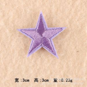Patchs brodés 3D en forme d'étoile pointue pour bébés, mini, thermocollants, vente en gros, pour chapeaux et vêtements - Product Image 6
