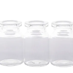 2ml Factory Wholesale Round Waterproof Low Boron Glass Injection Container Medicated Bottles and Vials