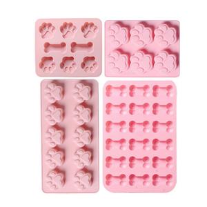 แม่พิมพ์ซิลิโคนรูปการ์ตูนสีชมพูรักษ์โลกสำหรับทำอาหารเด็ก ชุด 6 ชิ้น สำหรับทำพุดดิ้งและเยลลี่ อุปกรณ์อบขนมอเนกประสงค์ - Product Image 3