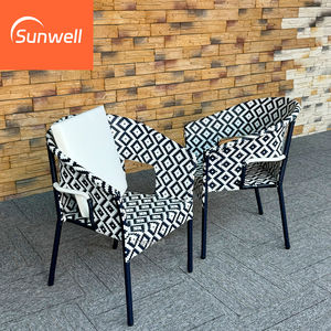 <span class=keywords><strong>Tavolo</strong></span> <span class=keywords><strong>e</strong></span> <span class=keywords><strong>Sedie</strong></span> <span class=keywords><strong>da</strong></span> <span class=keywords><strong>Giardino</strong></span> Impilabili <span class=keywords><strong>in</strong></span> Alluminio Impermeabile per Esterni, Comode <span class=keywords><strong>Sedie</strong></span> <span class=keywords><strong>da</strong></span> Salotto <span class=keywords><strong>in</strong></span> Rattan Intrecciato per Cortile <span class=keywords><strong>e</strong></span> Bistrot - Product Image 4