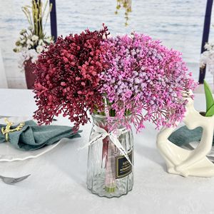 Fleurs artificielles Queyiyi Gypsophile à 12 tiges, cousues à la main, pour centres de table de mariage et décorations de table - Product Image 4