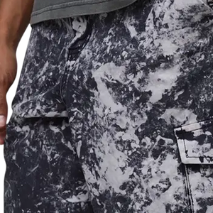 ออกแบบกางเกงขาสั้นทรงฮิปสเตอร์แบบคัสตอมของคุณเอง รุ่นใหม่ล่าสุด กางเกงขาสั้นผู้ชายสำหรับฤดูร้อนแบบย้อมสีเอซิด - Product Image 6