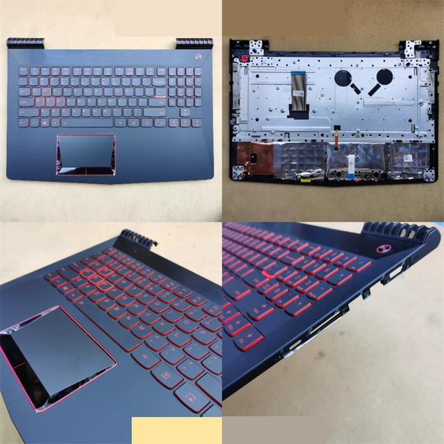 Backlit Keyboard With Shell C Cover Palmrest Upper Touchpad for Lenovo Legion Y520-15IKBN Laptop 5CB0N00202 AP13B000300