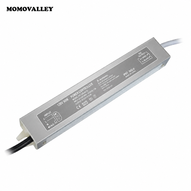 Waterproof LED Driver Constant Voltage Single Output Aluminum Housing IP67 SELV Class 2 LED Transformer Power Supply