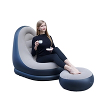 Canapé-lit simple au design moderne, chaise pliante gonflable automatique en TPU écologique, pour extérieur, chambre, loisirs, multicolore