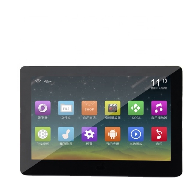 Yij-703 Android Wifi 10 Inch Touch Screen Digital Photo Frame Lcd Display With Remote Control or Auto Start