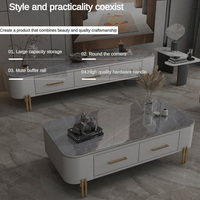 Meuble TV et Table Basse de Luxe Style Européen Moderne Design Simple Vente en Gros Prix Abordable Tables à Thé Tables Basses