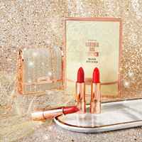 Ensembles de maquillage rouge à lèvres mat de luxe à vente chaude rouge à lèvres imperméable longue durée antiadhésif pour les lèvres fond de teint cosmétiques beauté