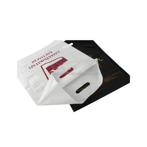 Custom Logo Luxury Grocery <strong>Bag</strong> Carrier Biodegradable PLA <strong>Plastic</strong> Shopping <strong>Bags</strong> for Supermarket Use <strong>with</strong> Shoes and Socks - Product Image 2