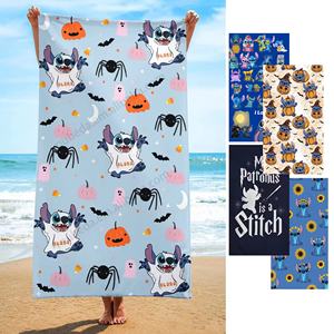El más nuevo logotipo personalizado dibujos animados <span class=keywords><strong>playa</strong></span> Halloween Navidad puntada deporte baño piscina toalla - Product Image 6
