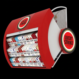 cigarette <b>display</b> <b>wall</b> mount cigarette showcase /cigarette stands with lights - Product Image 1