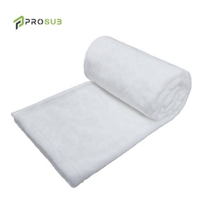 Prosub 30 "X 40" <span class=keywords><strong>couverture</strong></span> de Sublimation <span class=keywords><strong>blanche</strong></span> vierge pour bébé, vente en gros, couvertures de Sublimation personnalisées en flanelle <span class=keywords><strong>polaire</strong></span> Super douce - Product Image 2