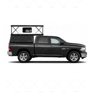 Cámper desplegable de perfil bajo con lados rígidos y <span class=keywords><strong>techo</strong></span> aislado de elevación vertical para Ram 1500 2500 Power Wagon con caja de 6.5 pies - Product Image 1