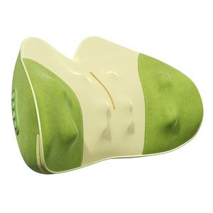 Ceinture de massage AUX pour le dos, la taille et le cou, avec thérapie thermique, massage mécanique, modèle rechargeable, vert - Product Image 2