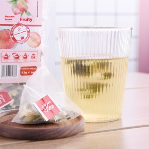 Thé Oolong à la pêche, sachet de thé individuel savoureux, combinaison de thés aromatisés sains et certifiés - Product Image 2
