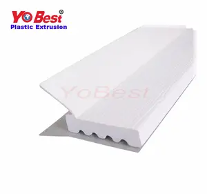 Custom White PVC Hotel & Home Window Extrusion Molding Parts Modern Design OEM&ODM Cut-to-Order Building Accessories