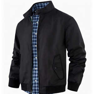 Chaqueta de Invierno Impermeable con Capucha para Hombre, Estilo Old Money, Cuello Alto, 100% Algodón, para Administrativos y Profesionales - Product Image 5