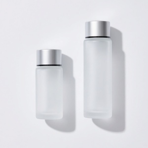 Flacon cylindrique vide en plastique PET blanc de 150 ml/200 ml avec impression sérigraphique pour emballage de lotion, crème pour les yeux et masque facial - Product Image 2