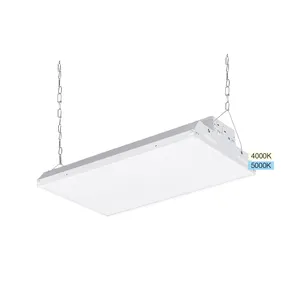 Compact Pro LED Linear High Bay 115W 17250LM, 4000K/5000K CCT dapat dipilih lampu toko LED Teluk tinggi