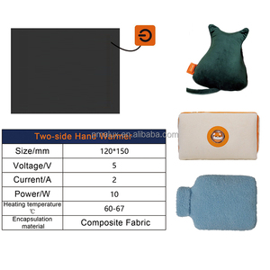 Film chauffant en graphène ultra-fin et flexible 5V, plaque chauffante à basse tension sécurisée pour jouet en peluche chauffant - Product Image 1