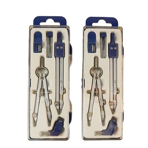 Brújulas transfronterizas de comercio exterior con núcleo de plomo Diseño de caja de metal individual Dibujo y brújulas estándar de medición - Product Image 1