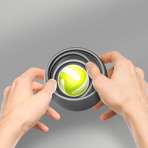 SamToyCn 3D Sonsuz Dönen Deşarj Oyuncağı Stres Giderici Duyusal Fidget Parmak Döndürücü Top Mini Stres Giderici Top Yetişkinler İçin - Product Image 3