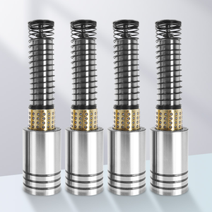 เสาไกด์ชุบแข็งพร้อมตัวยึดแบบลูกบอลสำหรับแม่พิมพ์หัวฉีดตลับลูกปืน SUJ2ความแม่นยำสูงมีอายุการใช้งานยาวนาน - Product Image 1