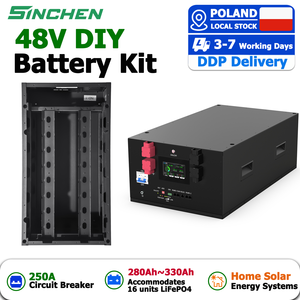 Poland Stock Tax Free 48V Lifepo4 Batteries <b>Diy</b> <b>Kit</b> Box Metal Box Racks suit for 3.2v Prismatic Lithium Battery for Power Backup - Product Image 1