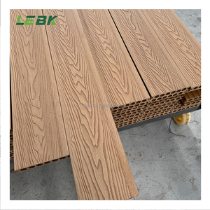 Muestra gratis <span class=keywords><strong>de</strong></span> calidad premium 3D en relieve grano <span class=keywords><strong>de</strong></span> <span class=keywords><strong>madera</strong></span> hueco redondo 25mm patio piso <span class=keywords><strong>piscina</strong></span> Wpc piso - Product Image 3