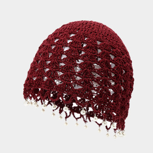 Fournisseur Chapeau élégant au crochet pour femmes hommes Casquette ethnique en coton avec tête de mort <span class=keywords><strong>Bonnet</strong></span> personnalisé de luxe Chapeaux de fête pour femmes avec glands - Product Image 5