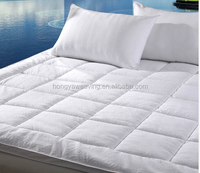 Surmatelas épais personnalisé en microfibre polyester pour lit King/Queen/Full Size, avec coussin supérieur pour hôtel et maison