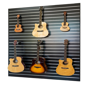 Panel de exhibición de pared de listón de suministro de fábrica para tienda minorista/<span class=keywords><strong>tablero</strong></span> de ranura de Mdf laminado de melamina blanca con insertos de aluminio - Product Image 6