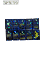 Set Mahjong Portabel Premium 2026 160 Ubin Pola Konfeti Cerah Ukuran Standar dan Travel untuk Pertemuan Keluarga